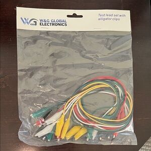 W&G Global Electronics Test Lead Set with Alligator Clips